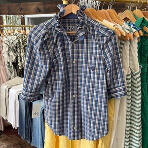 Blue Plaid Women’s Shirt